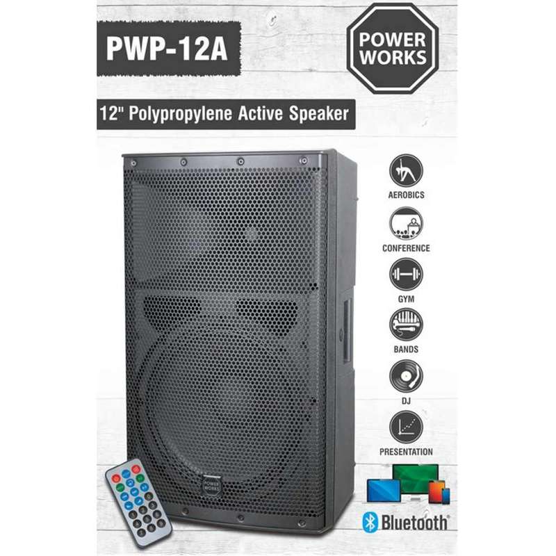 Power Works Starliner PWP 12A Active Speaker - Each - Black