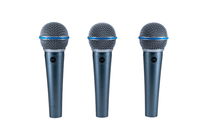 PowerWorks PW-385 Dynamic Vocal Microphone Kit