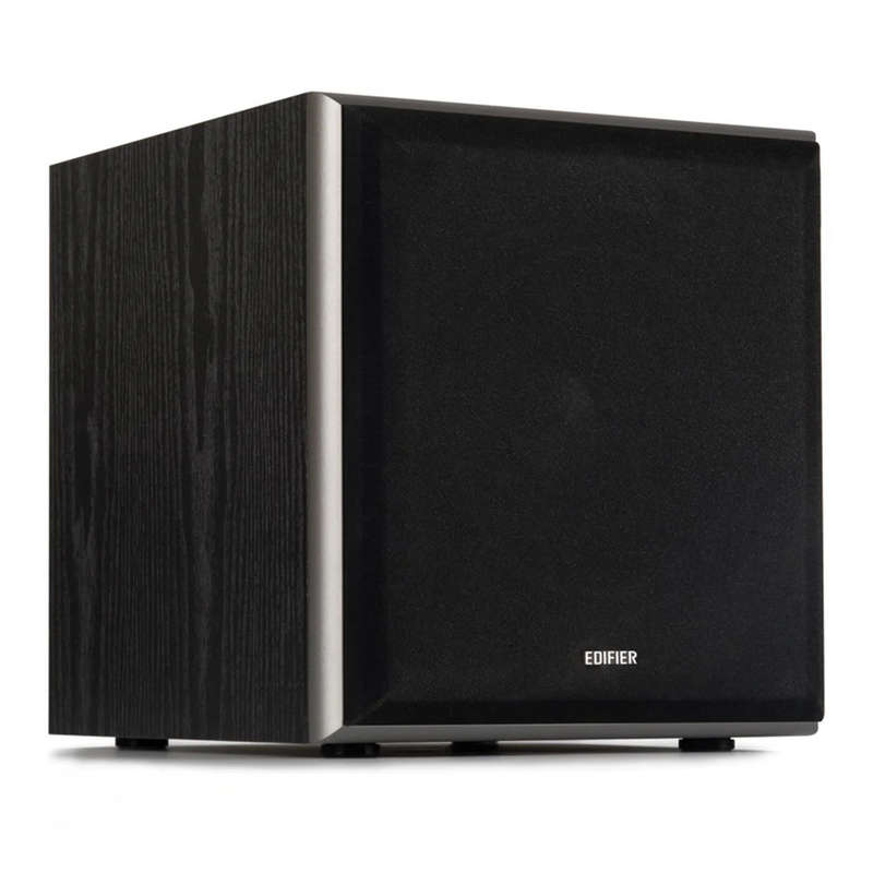 Edifier R1280D Bs Active Bluetooth Bookshelf Speakers - Pair (Black) + Edifier T5 8" 70W Subwoofe...