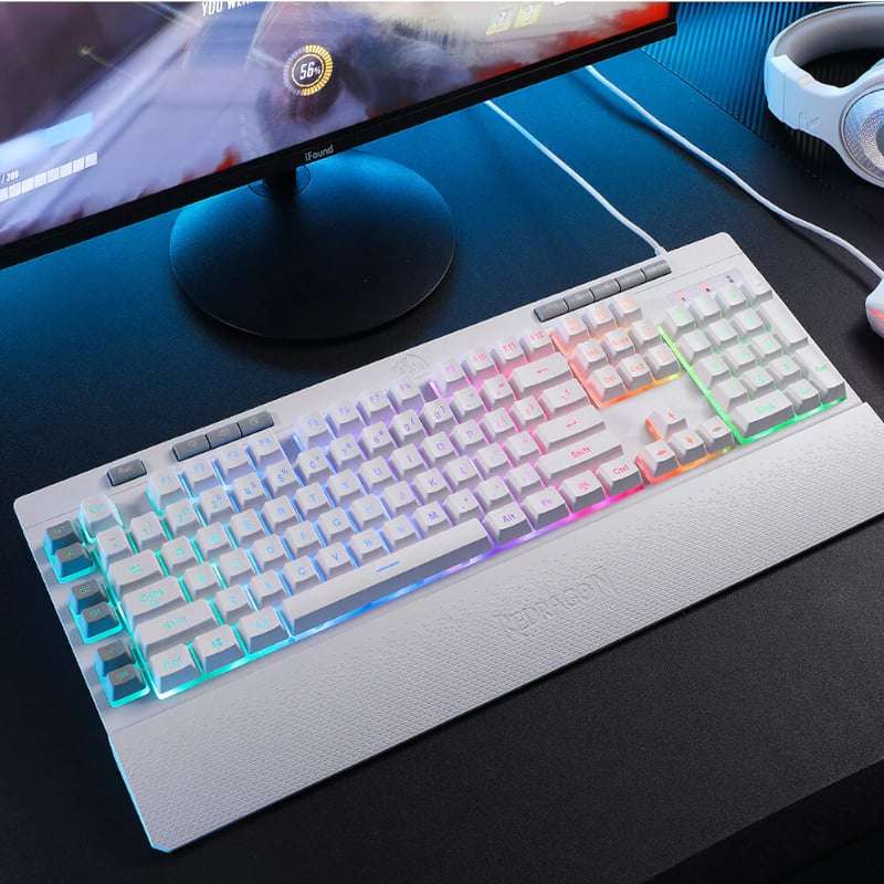 REDRAGON SHIVA Membrane Keyboard  White