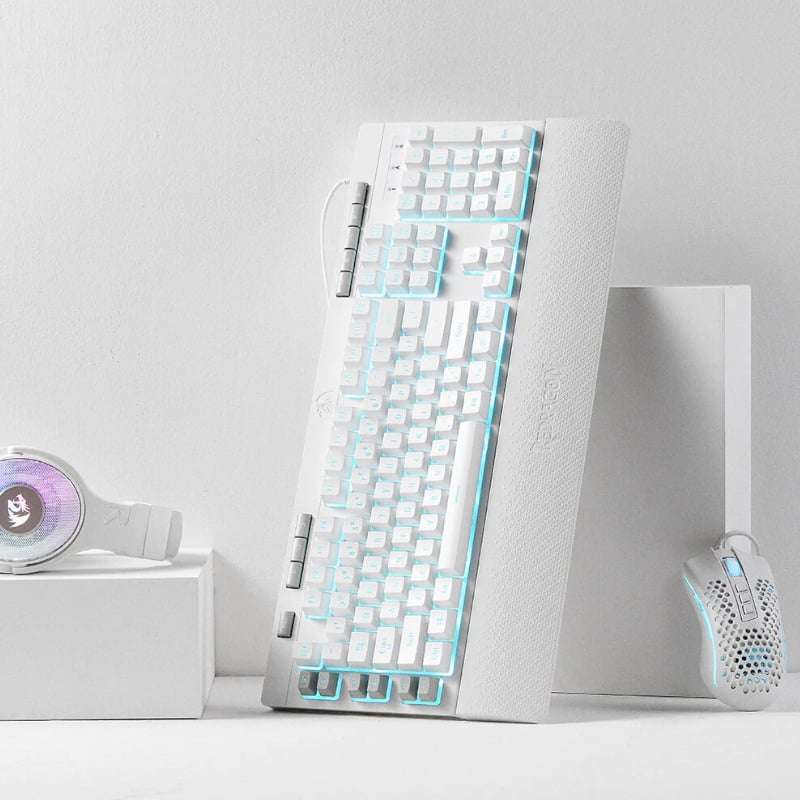 REDRAGON SHIVA Membrane Keyboard  White