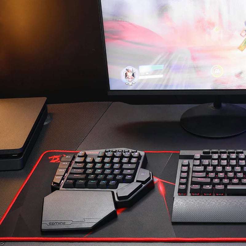 REDRAGON Diti Elite One-Handed RGB Wireless Mechanical Gaming Keyboard  Black