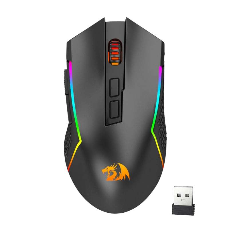 REDRAGON Trident Pro 8000DPI RGB Gaming Mouse  Black