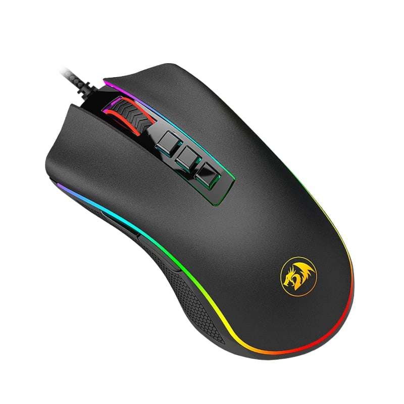 REDRAGON COBRA FPS 32000DPI RGB Gaming Mouse  Black