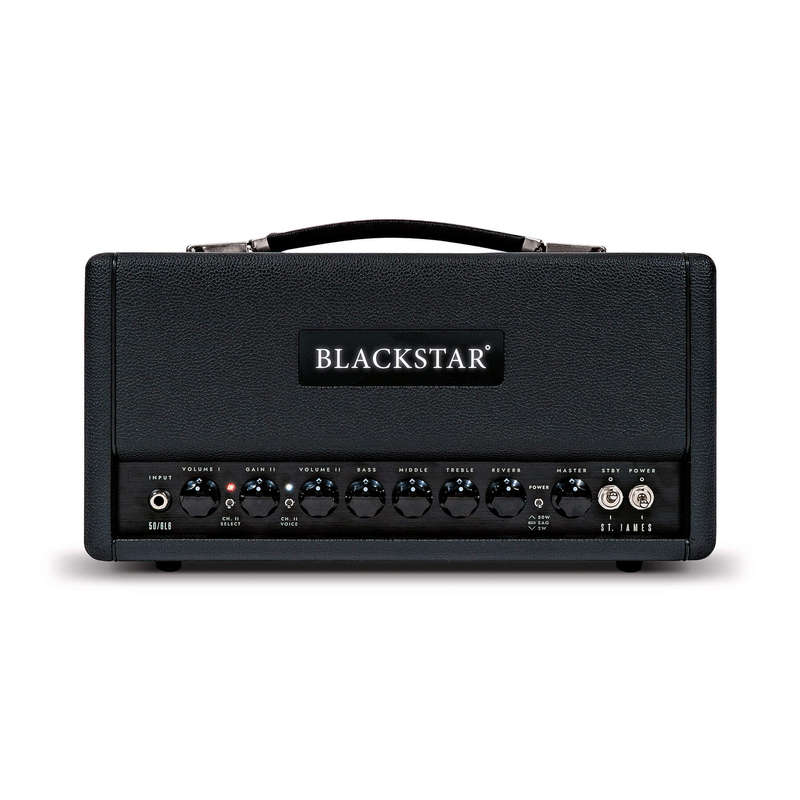 Blackstar ST. JAMES 50 6L6 HEAD Guitar Amplifier - Black (Each)