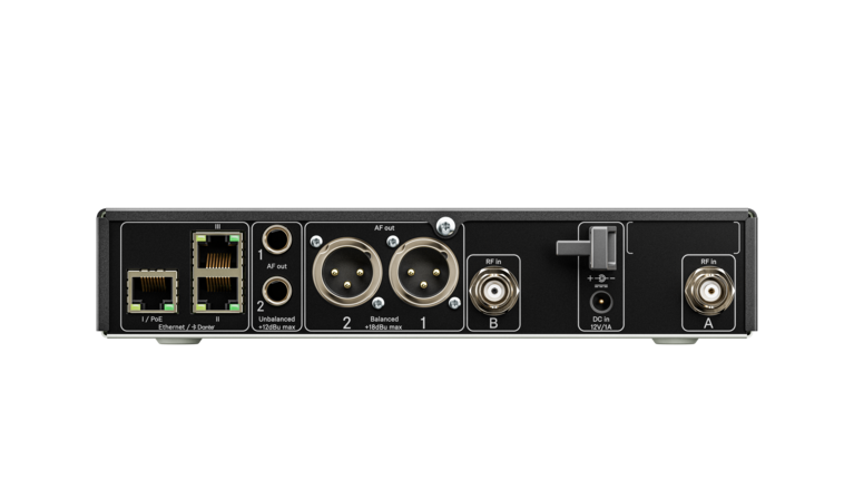 Sennheiser EW-DX EM 2 DANTE (S1-10) Two-Channel Digital Half-Rack Receiver - Each - Silver