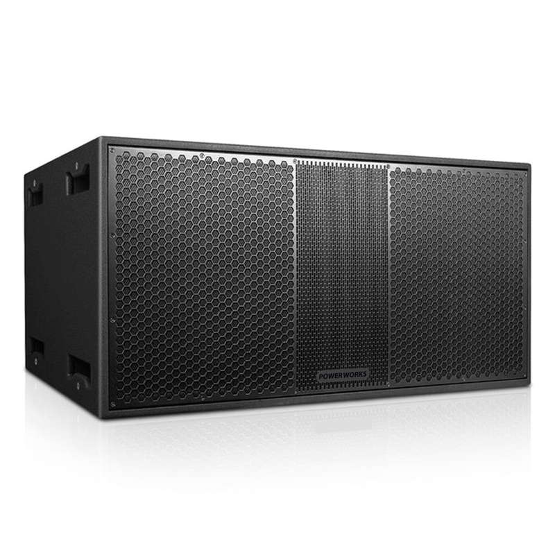 Power Works Zethus-218SPW 18" Line Array Subwoofer - Each - Black