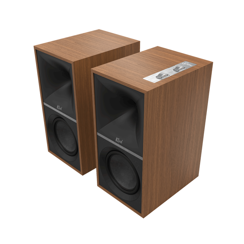 Klipsch The Sevens 6.5" Powered Speakers - Walnut (Pair) + Klipsch R-101SW Subwoofer - Black (Each)
