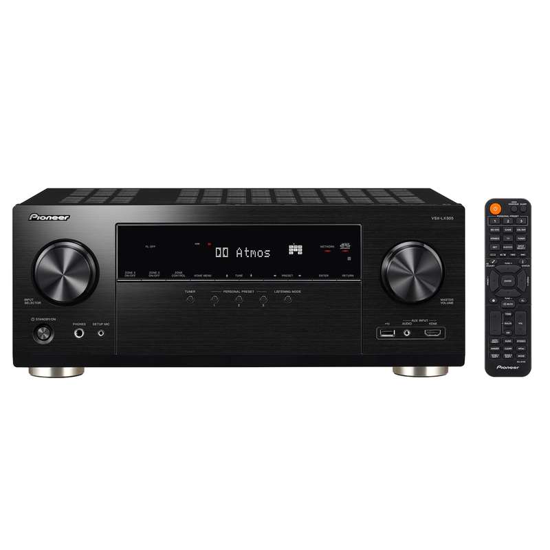 Pioneer Elite VSX-LX305 9.2-channel Home Theatre Receiver with Dolby Atmos® - Black