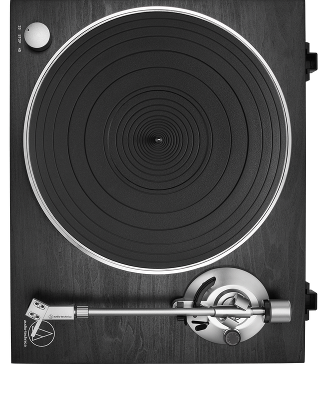 Audio-Technica AT-LPW30BK Fully Manual Belt-Drive Turntable - Black