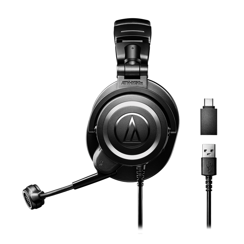 Audio-Technica ATH-M50xSTS-USB StreamSet Streaming Headset - Black