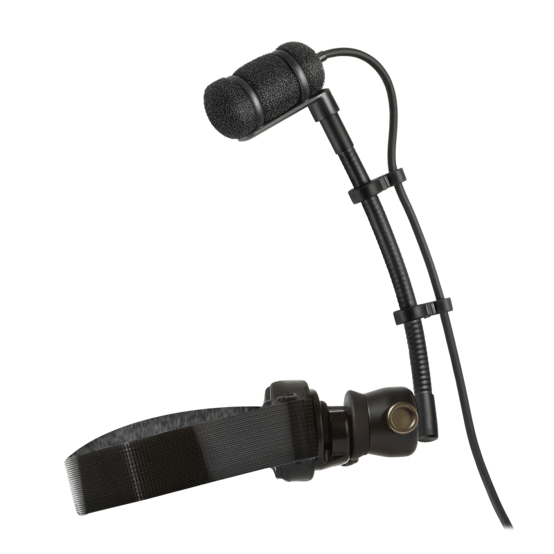 Audio-Technica ATM350W Cardioid Condenser Instrument Microphone with Woodwind Mounting System (5"...