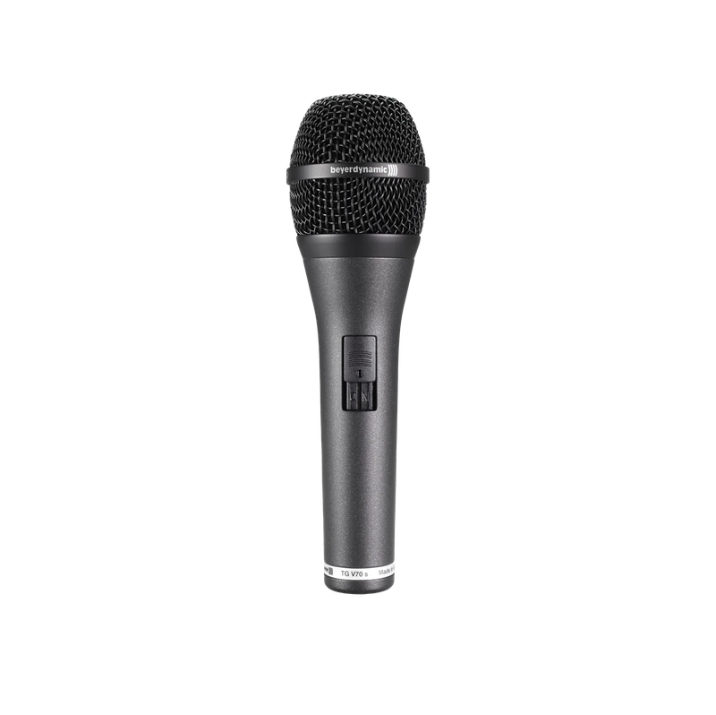beyerdynamic TG V70 s Dynamic Vocal Microphone (Hypercardioid), with On/Off switch - Black