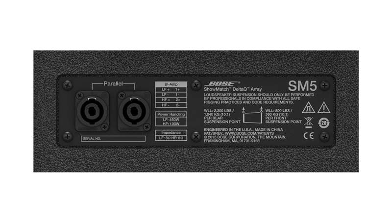 BOSE Professional ShowMatch SM5 DeltaQ Array loudspeaker - Each