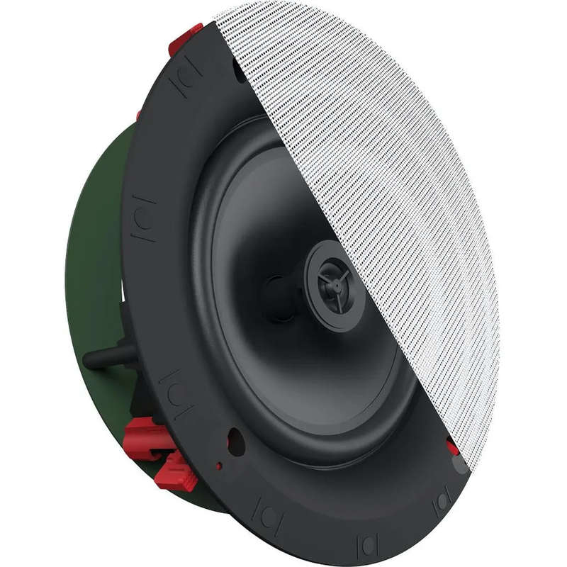 Klipsch Custom CS-18C Custom In-Ceiling Speaker - Pair - Black with White Grille