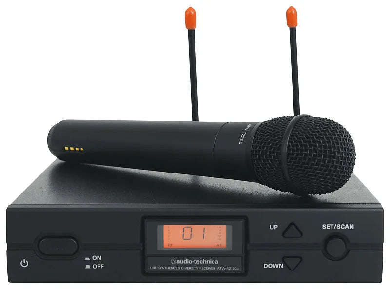 Audio Technica ATW-2120CUA 2000 Series Handheld Microphone System - Black