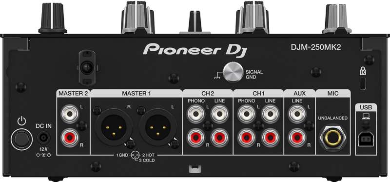 Pioneer DJ DJM-250MK2 2-channel DJ mixer with independent channel filter