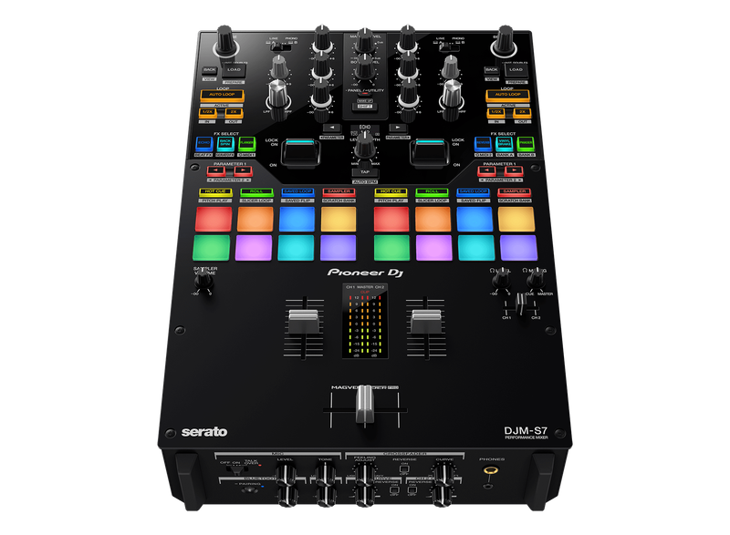 Pioneer DJ DJM-S7 Scratch-style 2-channel performance DJ mixer (Black)