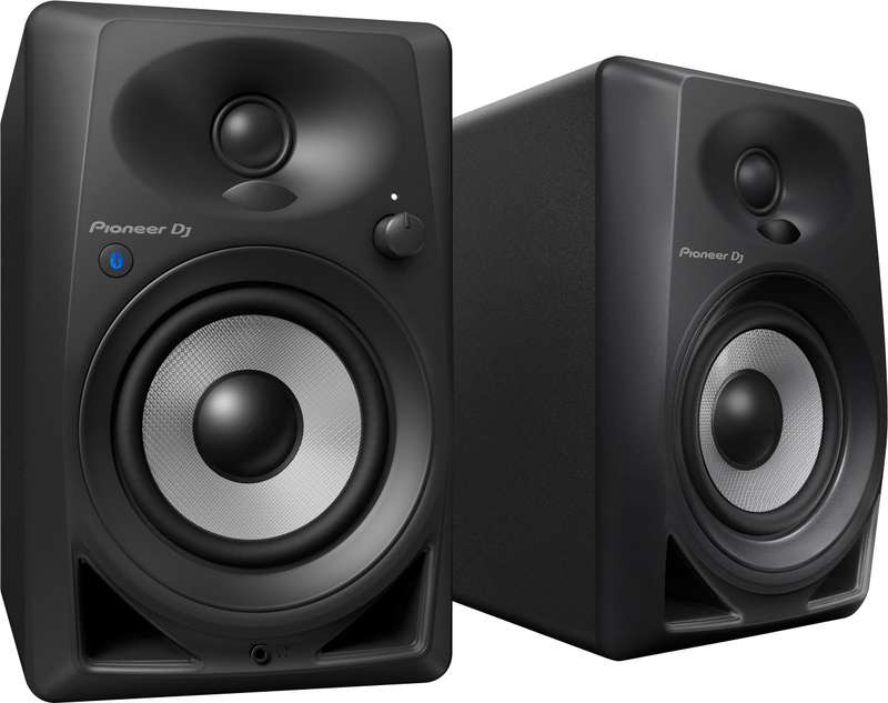 Pioneer DJ DM-40D-BT 4 desktop monitor system with Bluetooth® functionality - Pair (Black)
