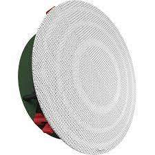 Klipsch Custom CS-18C Custom In-Ceiling Speaker - Pair - Black with White Grille