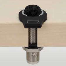 Audio-Technica ES947C/FM3 Cardioid Condenser Boundary Microphone with 3-Pin XLR Output and Local ...