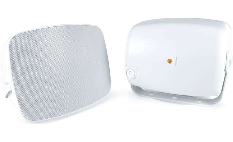 Klipsch RSM-650 Indoor / Outdoor Residential Surface Mount Speakers - Pair (White) + SONOS Amp St...