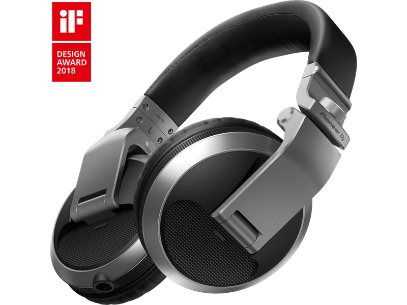 Pioneer DJ HDJ-X5S Over-ear DJ headphones - Silver