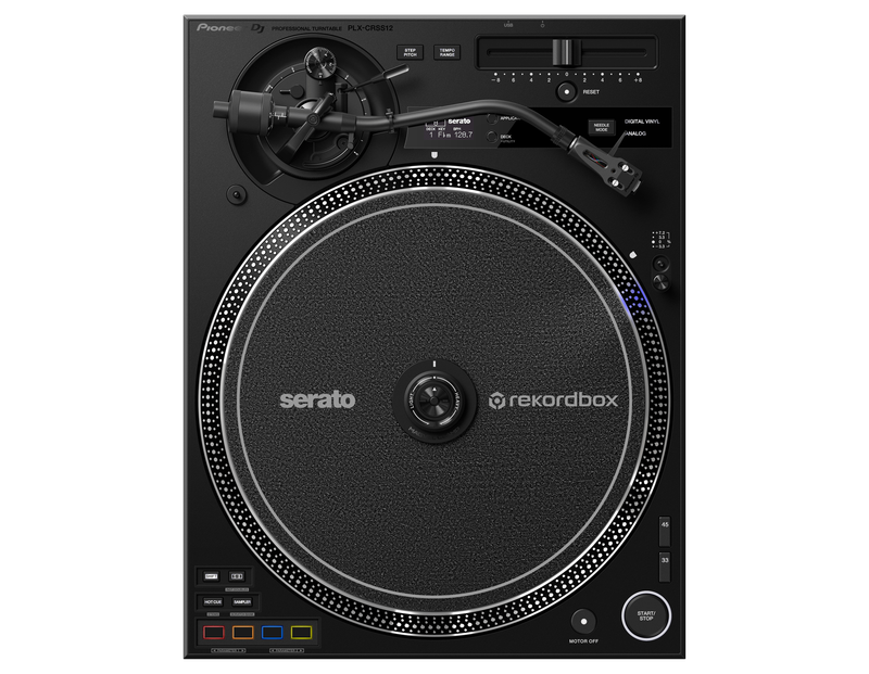 Pioneer DJ PLX-CRSS12 Professional direct drive turntable with DVS control (Black)