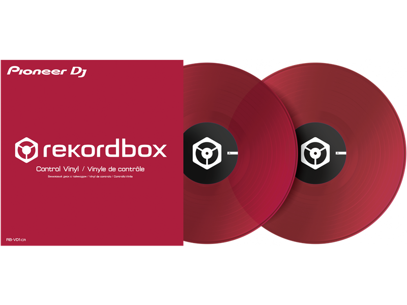 Pioneer DJ RB-VD1 2 Control Vinyl (clear red) - Pair
