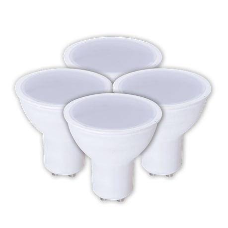 ELECSTOR GU10 5W RECHARGEABLE GLOBE - COOL WHITE - 4 Pack