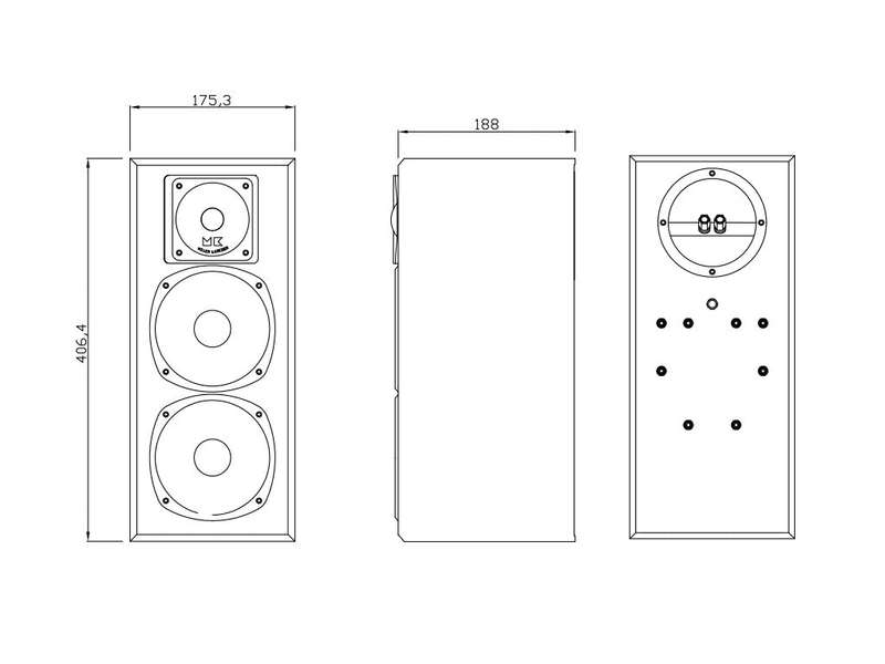 M&K Sound LCR750 THX Speaker Pair - Black