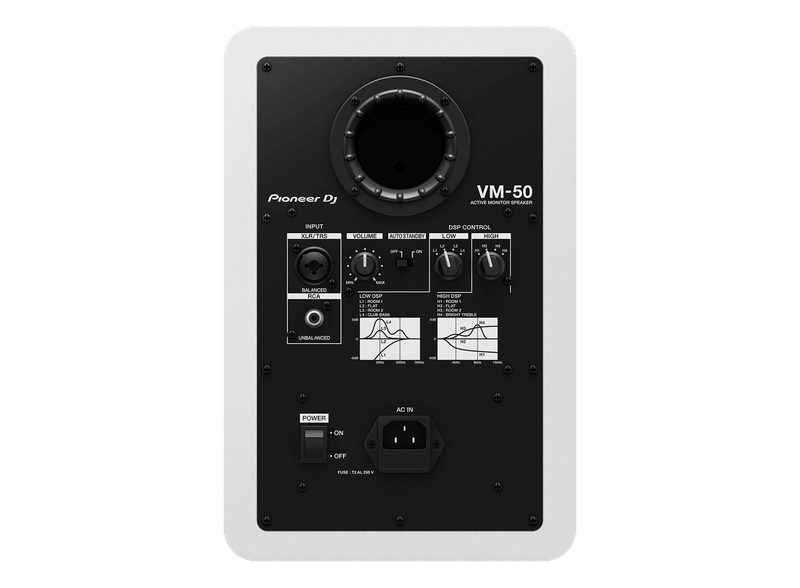 Pioneer DJ VM-50 5 Active Monitor Speaker - Each (White)