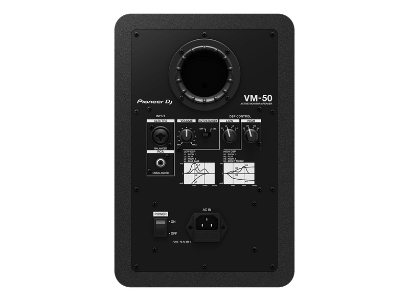 Pioneer DJ VM-50 5 Active Monitor Speaker - Each (Black)