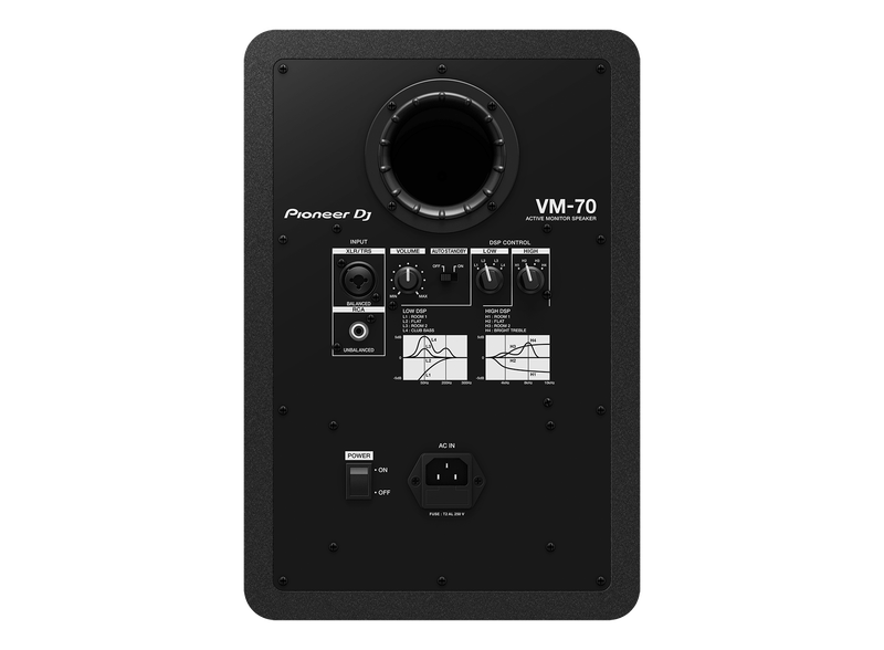 Pioneer DJ VM-70 6.5 Active Monitor Speaker - Each (Black)