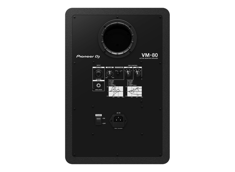 Pioneer DJ VM-80 8" Active Monitor Speaker - Each (Black)