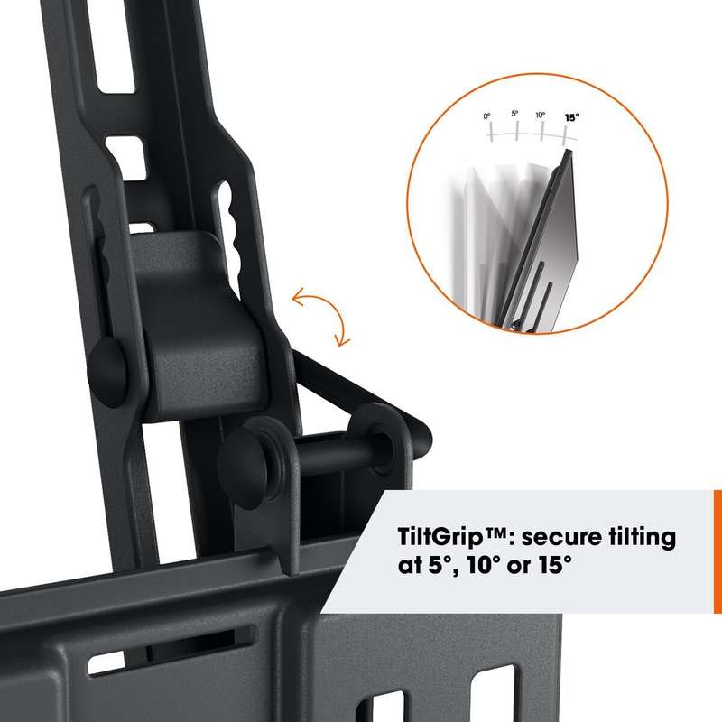 Vogel's TVM 1415 Tilting TV Wall Mount - Medium - Each - Black