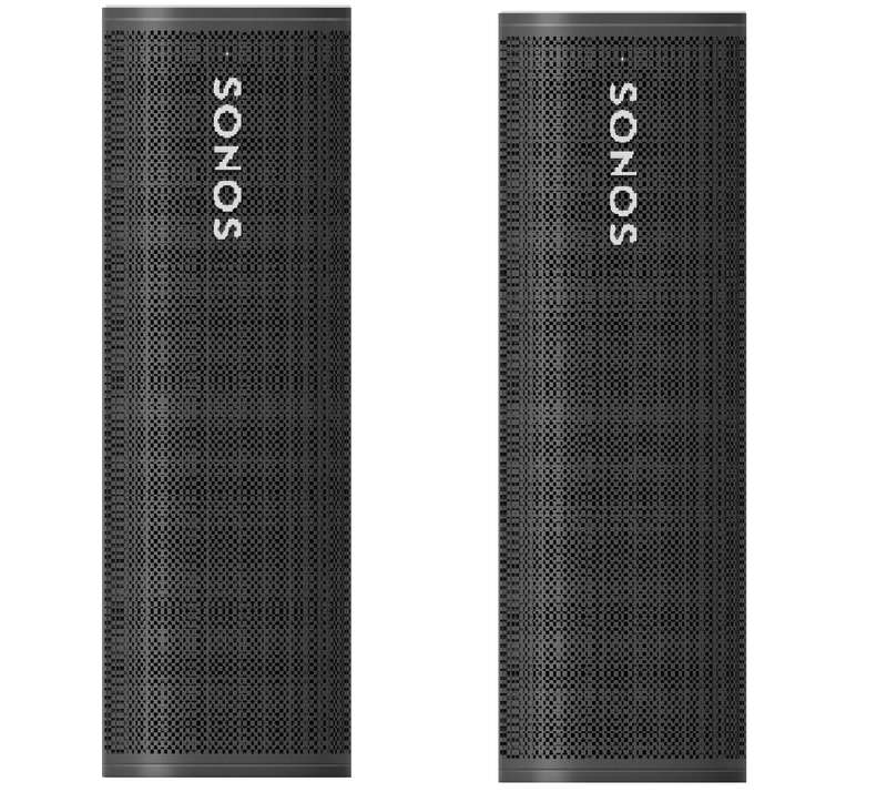 Sonos Roam Portable Speaker - Pair - Black