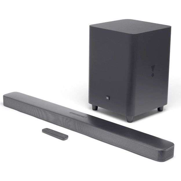 JBL Bar 5.1 Surround Soundbar With MultiBeam Sound Technology - Black