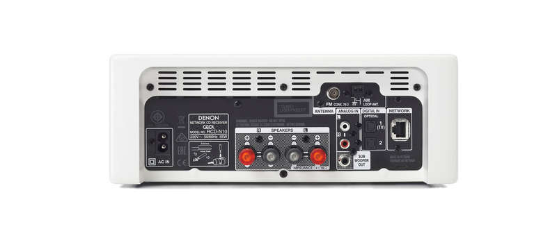 Denon CEOL N10 HI-FI NETWORK CD RECEIVER - White