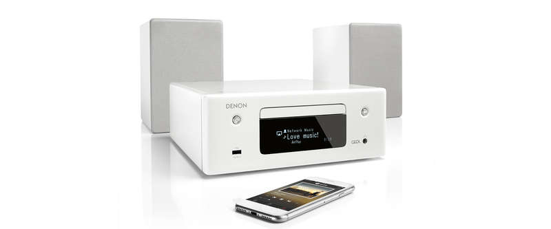 Denon CEOL N10 HI-FI NETWORK CD RECEIVER - White