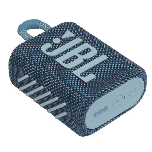 JBL Go 3 Portable Waterproof Bluetooth Speaker - Blue