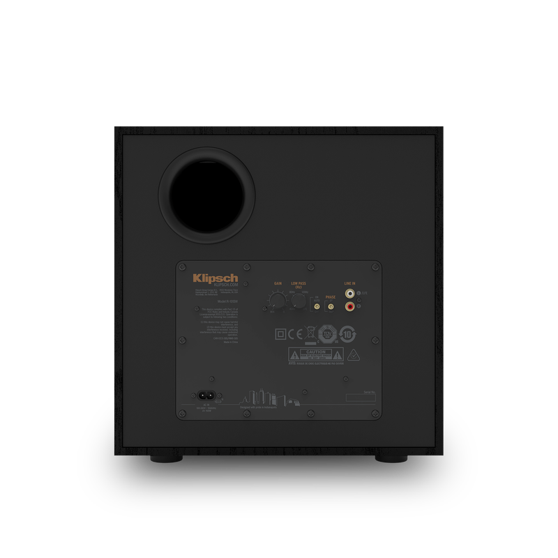 Klipsch R-101SW Subwoofer - each - Black