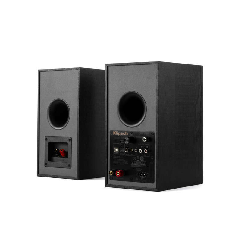 Klipsch R-41PM Powered Bookshelf Speakers - pair - Black