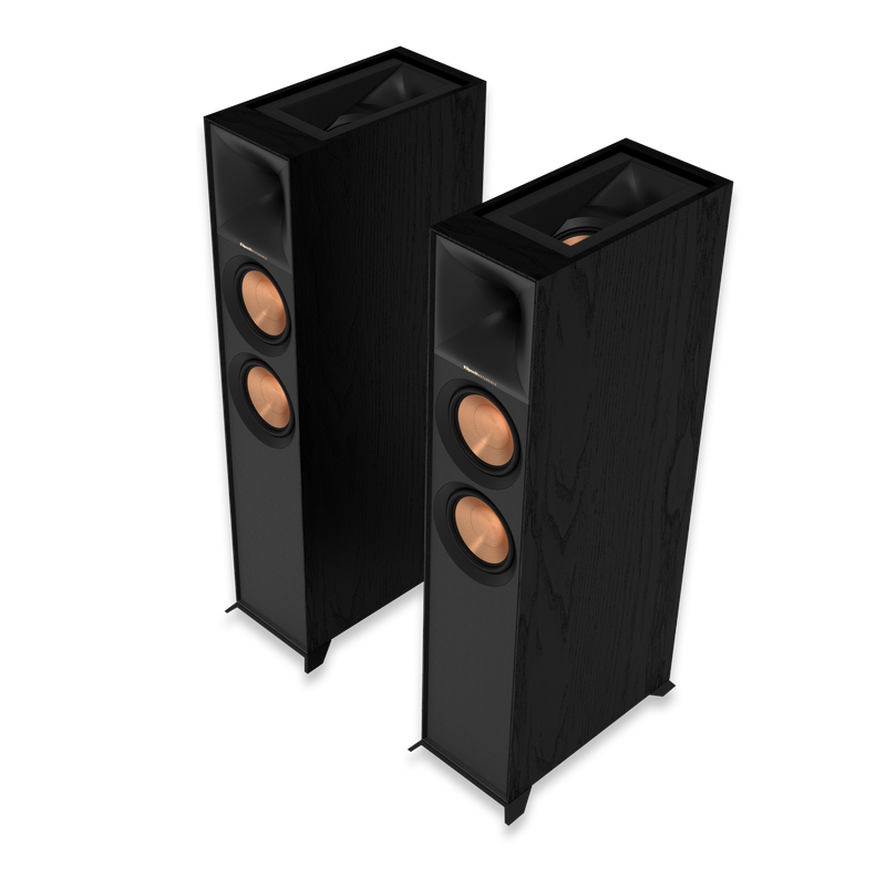 Klipsch R-605FA Dolby Atmos Floorstanding Speakers - pair - Black