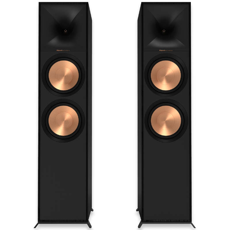 Klipsch R-800F Floorstanding Speakers - pair - Black
