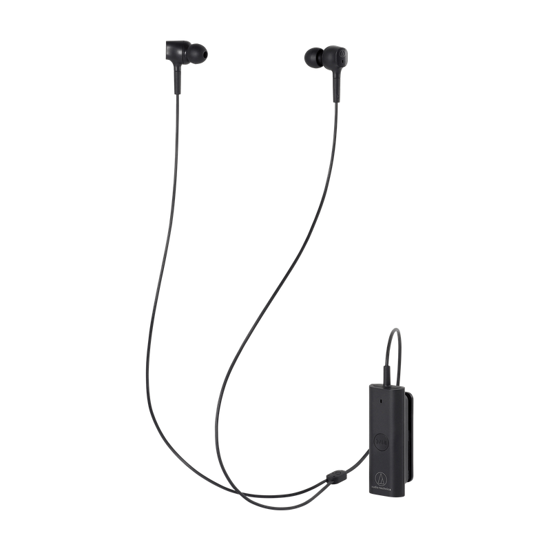 Audio-Technica ATH-ANC100BT QuietPoint® Wireless In-Ear Active Noise-Cancelling Headphones - Black