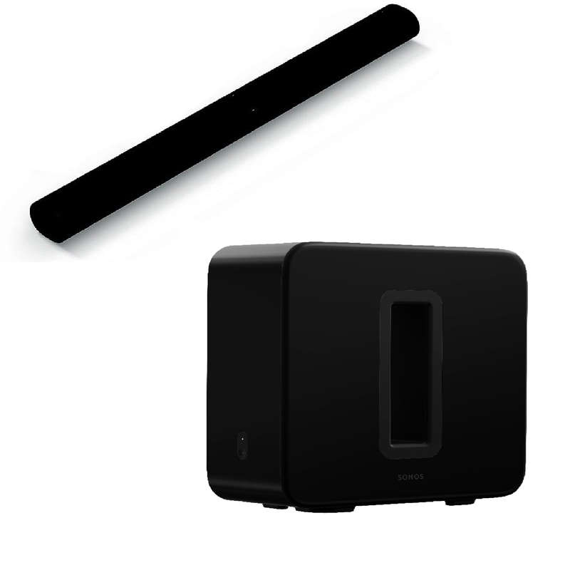 SONOS Arc Soundbar with SONOS Sub (Gen 3) Package - Black