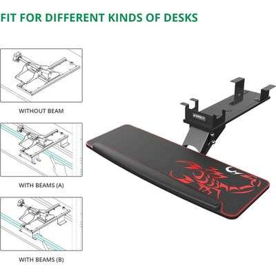 Eureka Adjustable Keyboard Bracket for Eureka Desks