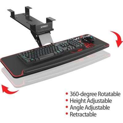 Eureka Adjustable Keyboard Bracket for Eureka Desks