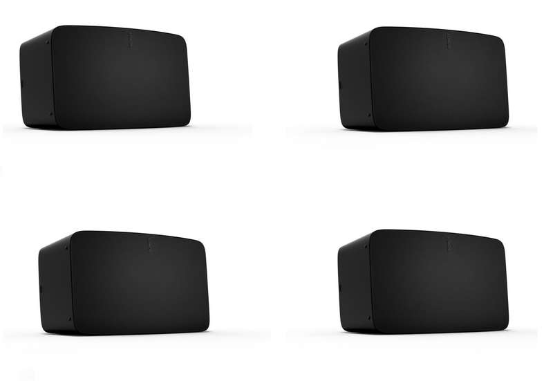SONOS Five Room Set (X4)- Black